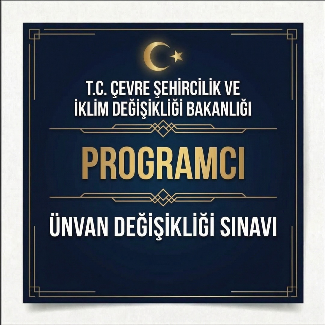 Tapu ve Kadastro Programcı Ünvan Değişikliği